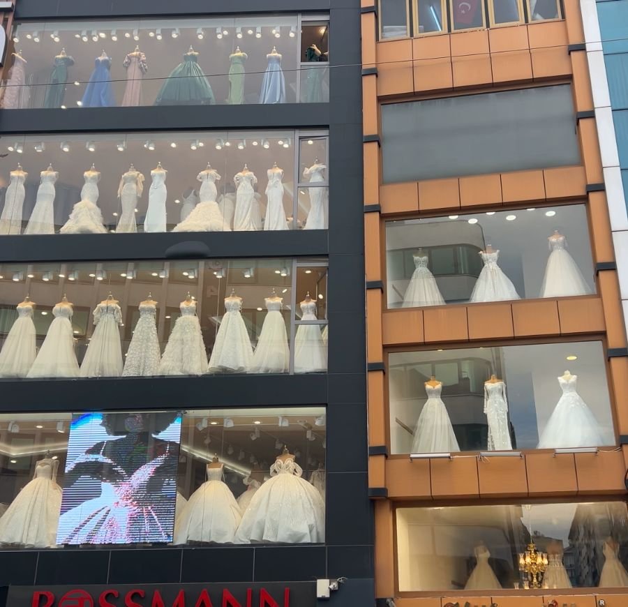 6 Söğütlüçeşme street wedding dress shopping Istanbul