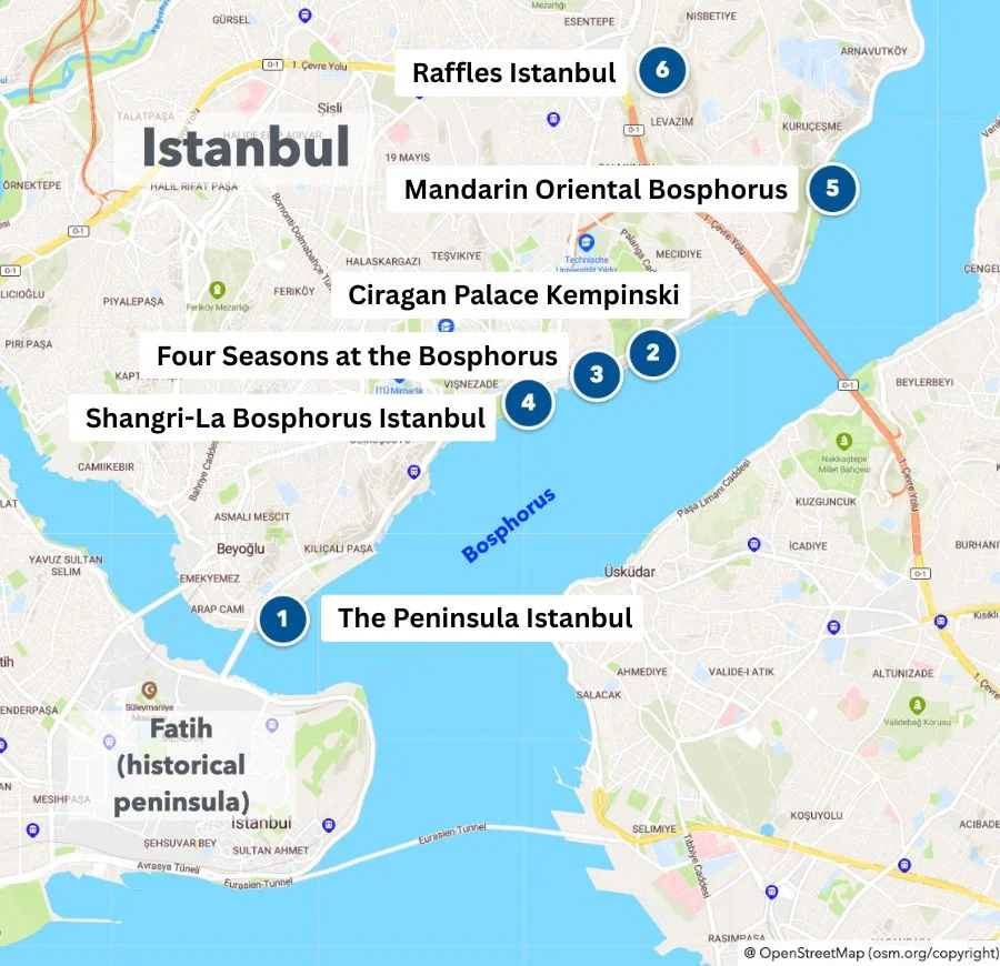 Luxury hotels in Istanbul Luxury hotels in Istanbul