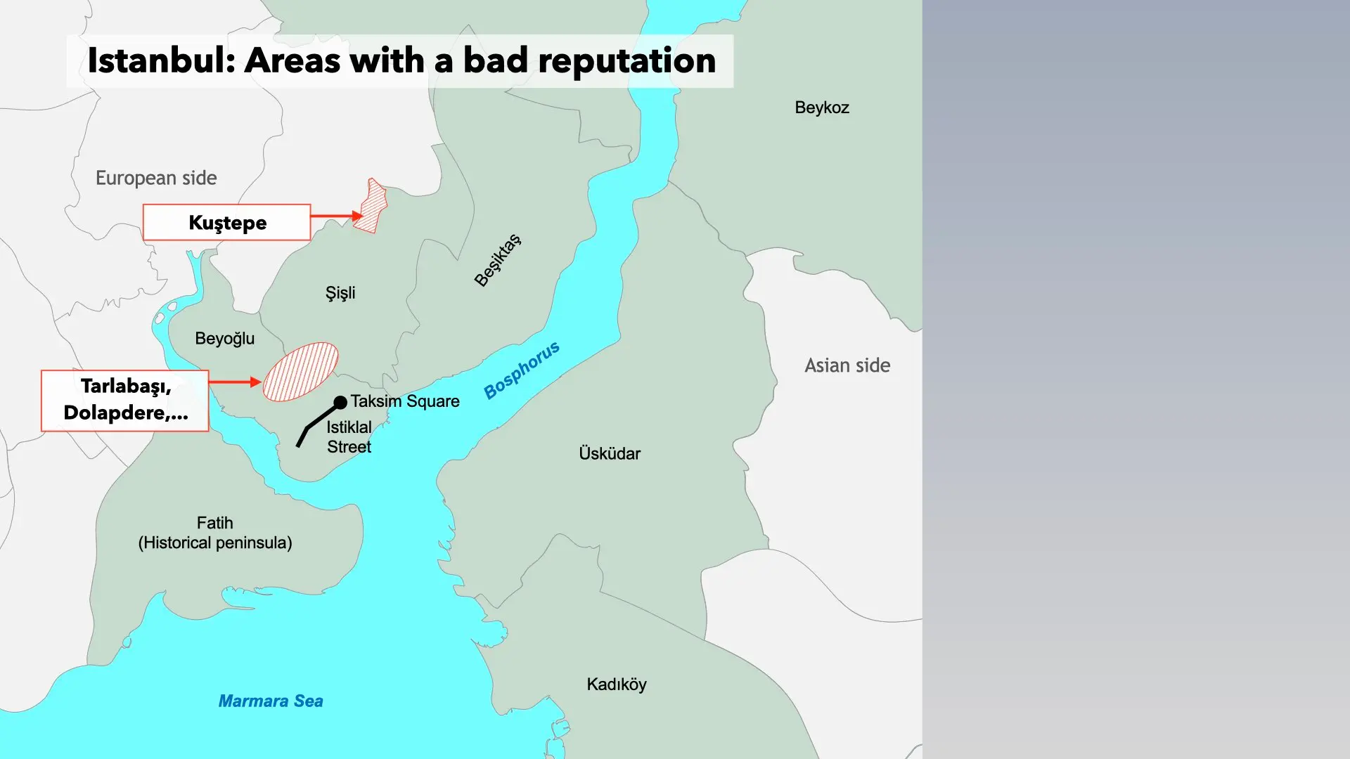 Which neighborhoods are unsafe in Istanbul -3 Unsafe neighbourhoods in Istanbul
